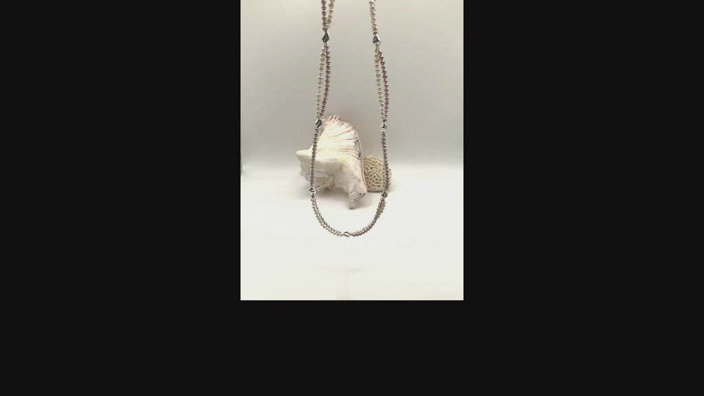 FRESHWATER WHITE PURPLE TWIN STRAND VIDEO